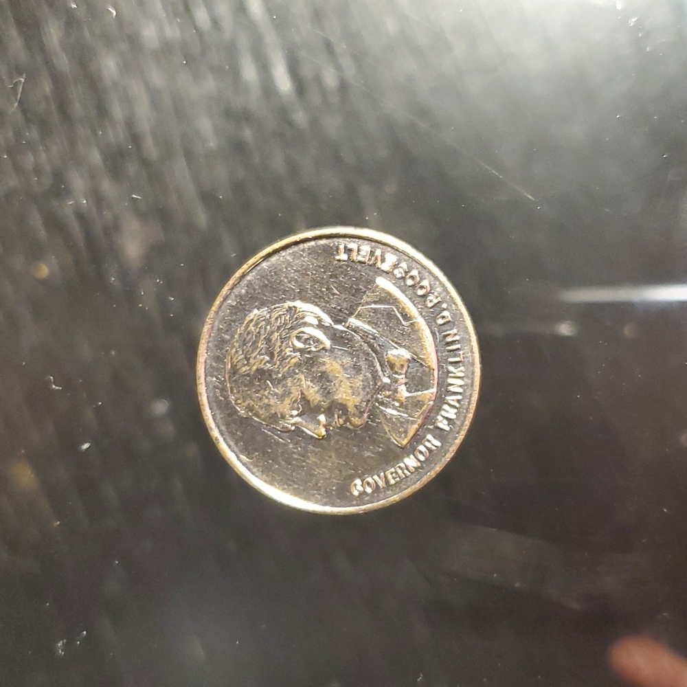 Vintage political coin